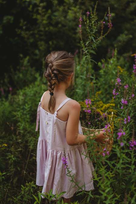 Soor Ploom Goldie Dress in Moonstone | Garmentory