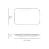 Porto Brasil Rectangular Platter Juta Medium Set of 4 - Thumbnail 76