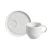 Porto Brasil Tea Cup Set of 6 - New White - Thumbnail 1