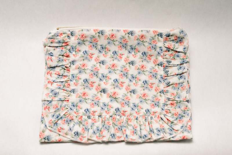 Kids Piper & Cloth Floral Pouch - Peony & Bluebell