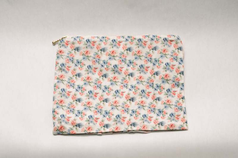 Kids Piper & Cloth Floral Pouch - Peony & Bluebell