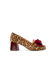 Chie Mihara Mukai Leopard Heel - Pinkie Leopard/Ante Rojo - Thumbnail 1