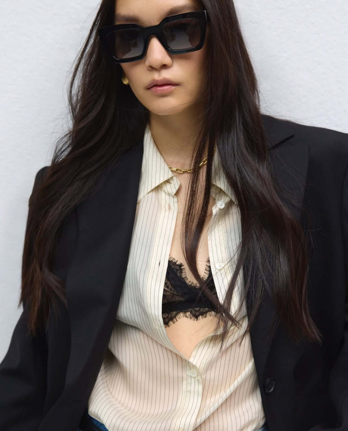 ジャケット ANINE BING FW25 EVALYN DB BLAZER (A0111416BLK26 BLACK) Anine-Bing-Evalyn-Blazer-