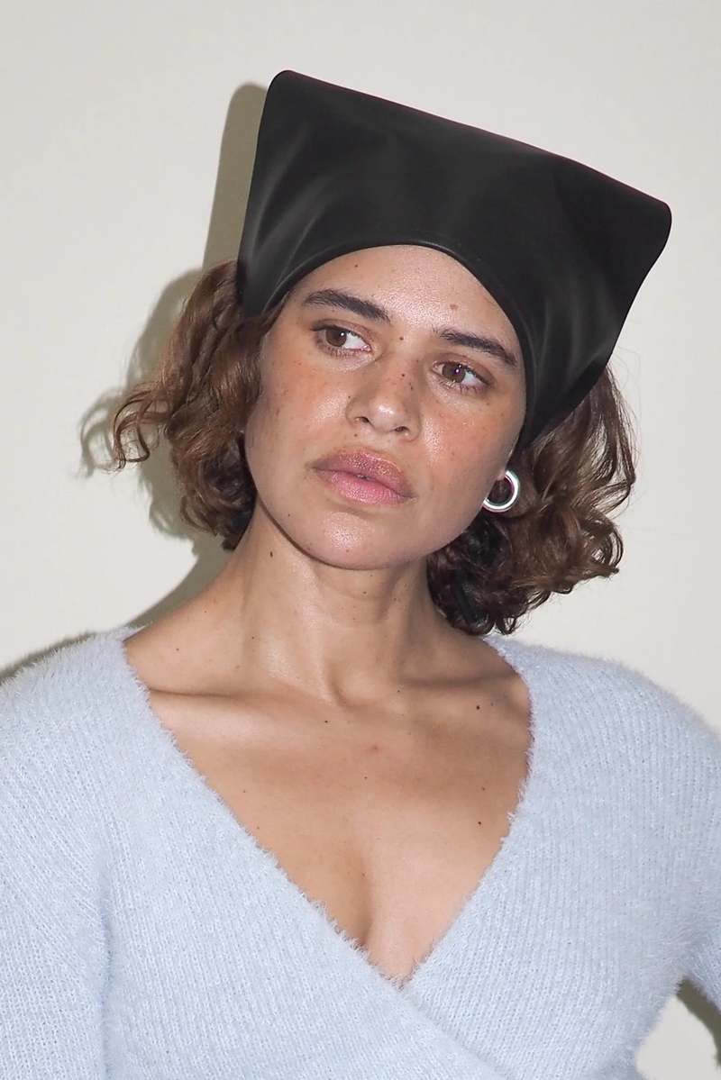 Clyde Lambskin Handkerchief Scarf Clyde Lambskin Handkerchief Scarf