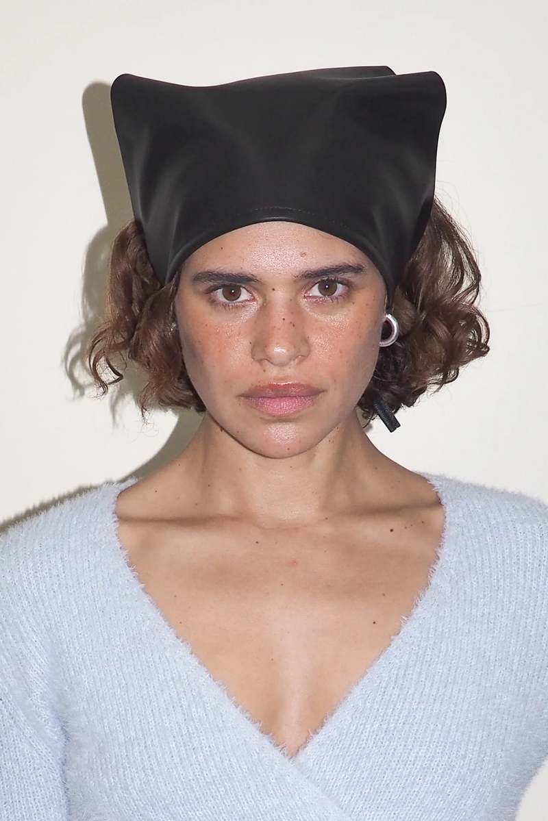 Clyde Lambskin Handkerchief Scarf Clyde Lambskin Handkerchief Scarf