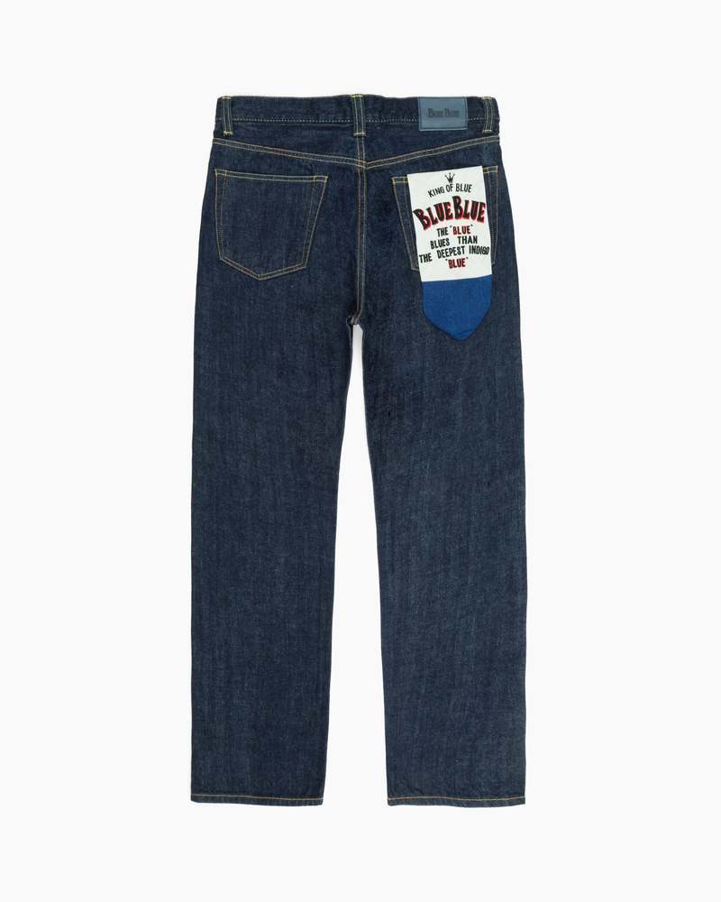 Blue Blue Japan PP02 Selvage Denim Wide Jeans - Indigo