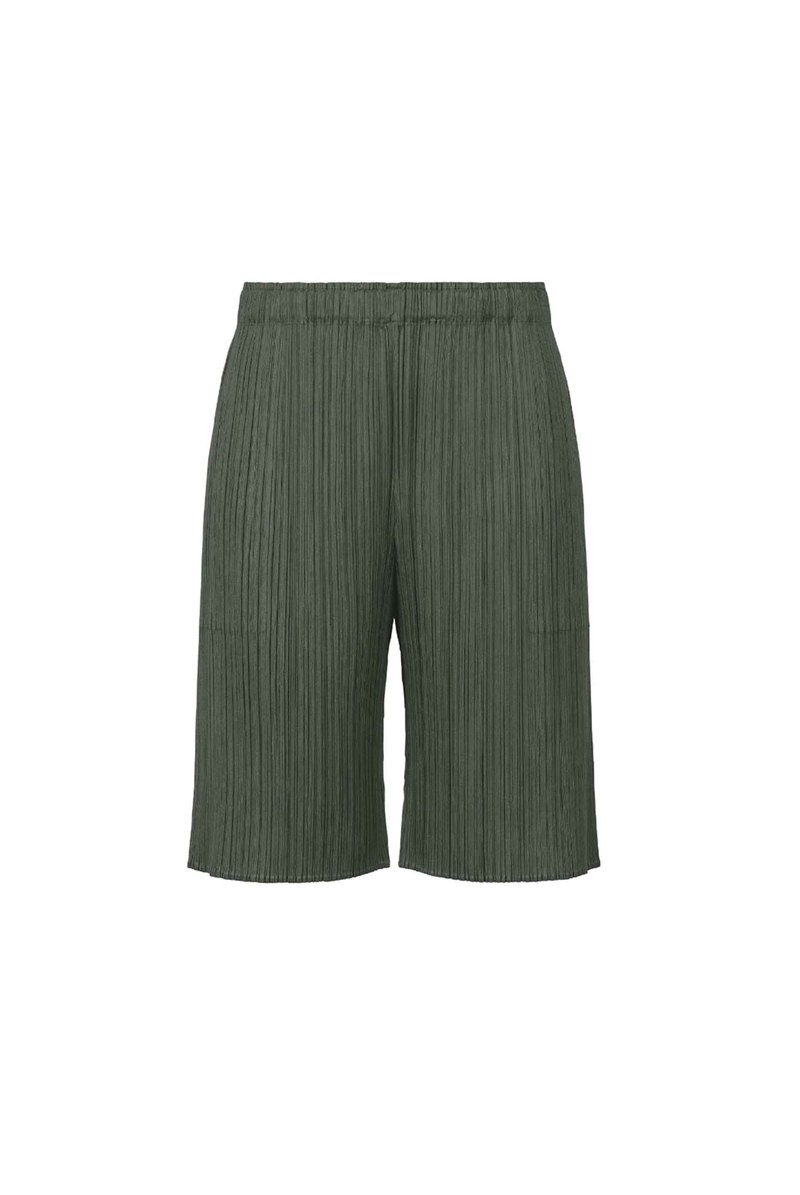 Pleats Please by Issey Miyake Monthly Colors June Shorts - Charcoal Grey Pleats Please by Issey Miyake Monthly Colors June Shorts - Charcoal Grey