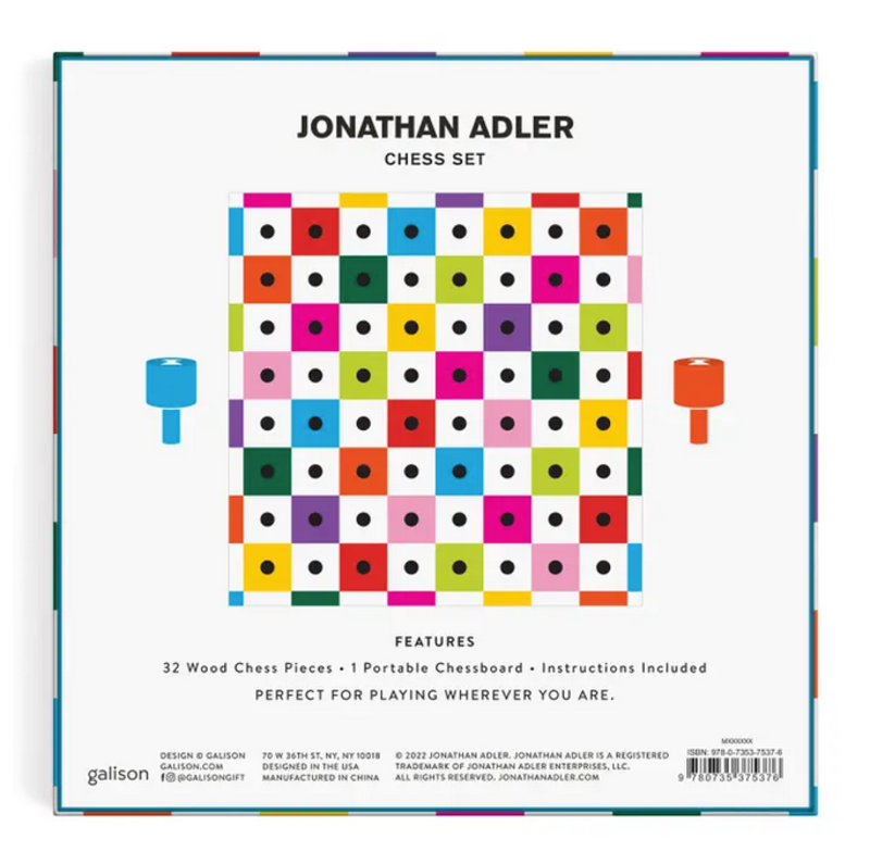 Chronicle Books Jonathan Adler Chess Set Chronicle Books Jonathan Adler Chess Set