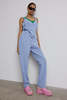 Eve Gravel LOPEZ Jumpsuit - Bleu smoky/Plum/Lucky green/White sand - Thumbnail 1