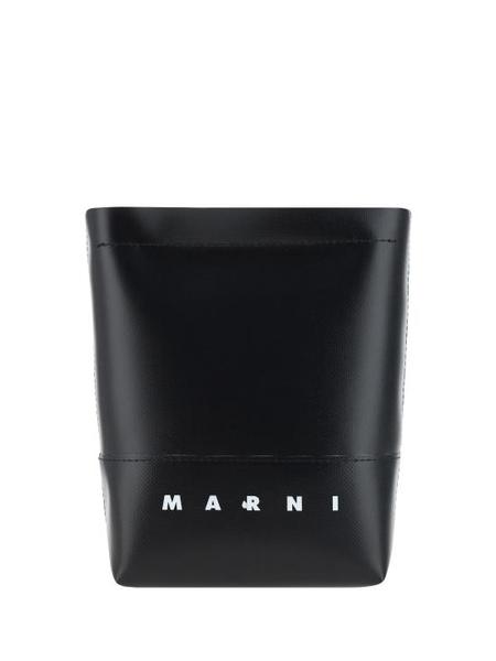 【関税込み】MARNI Leather phone holder Marni Leather Phone Holder - Black | Garmentory
