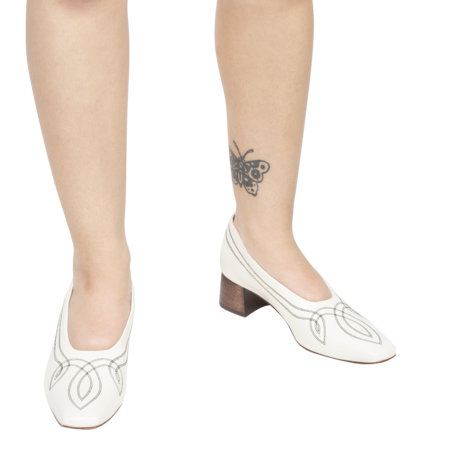 Mari Giudicelli Leblon Mule - Black | Garmentory