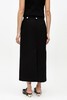 Ganni Bonded Crepe Skirt With Butterfly Hardware - Black - Thumbnail 5