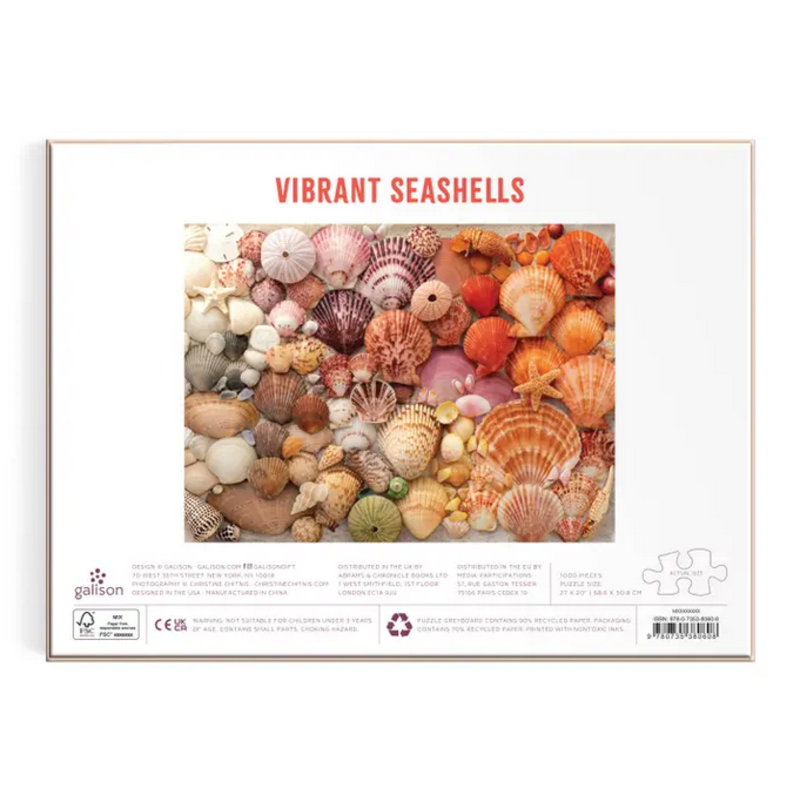 Chronicle Books Vibrant Seashells Puzzle