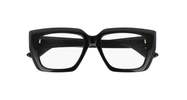 BOTTEGA VENETA Classic Acetate Square Eyeglasses - Black - Thumbnail 1