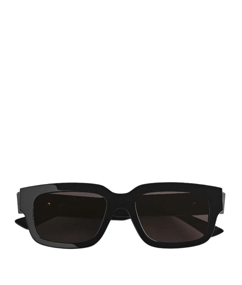 BOTTEGA VENETA Ultrathin Squared Sunglasses - Black/Grey