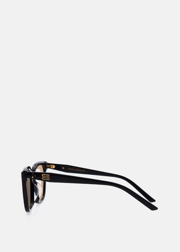 Gentle Monster Loloe 01(BR) Sunglasses - Black | Garmentory
