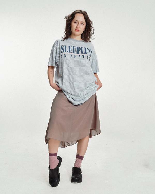 Vintage Maxi Flow Skirt - Mauve