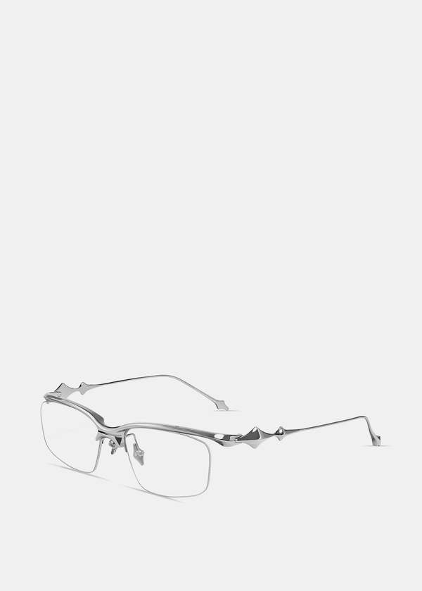 Gentle Monster KRO-02 Glasses - Silver | Garmentory