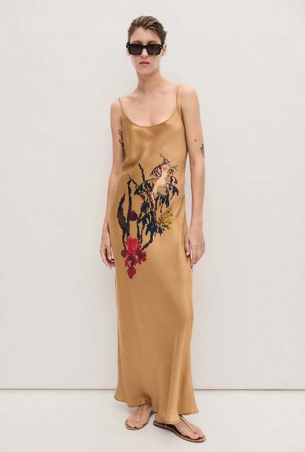 Silk Laundry 1996 Dress - Seahorse