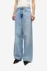 Ganni Soft Rigid Denim Baggy Jeans - Light Blue Stone - Thumbnail 2