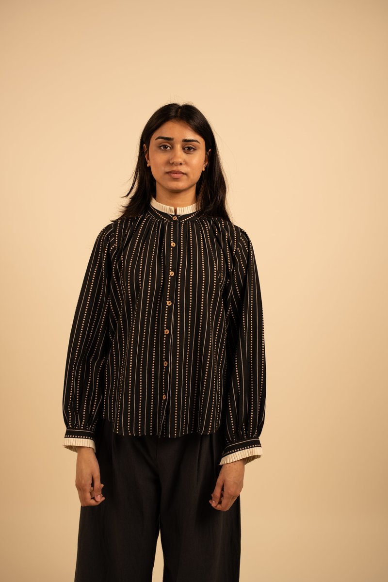 FOLD Stripe Dobby Shirt