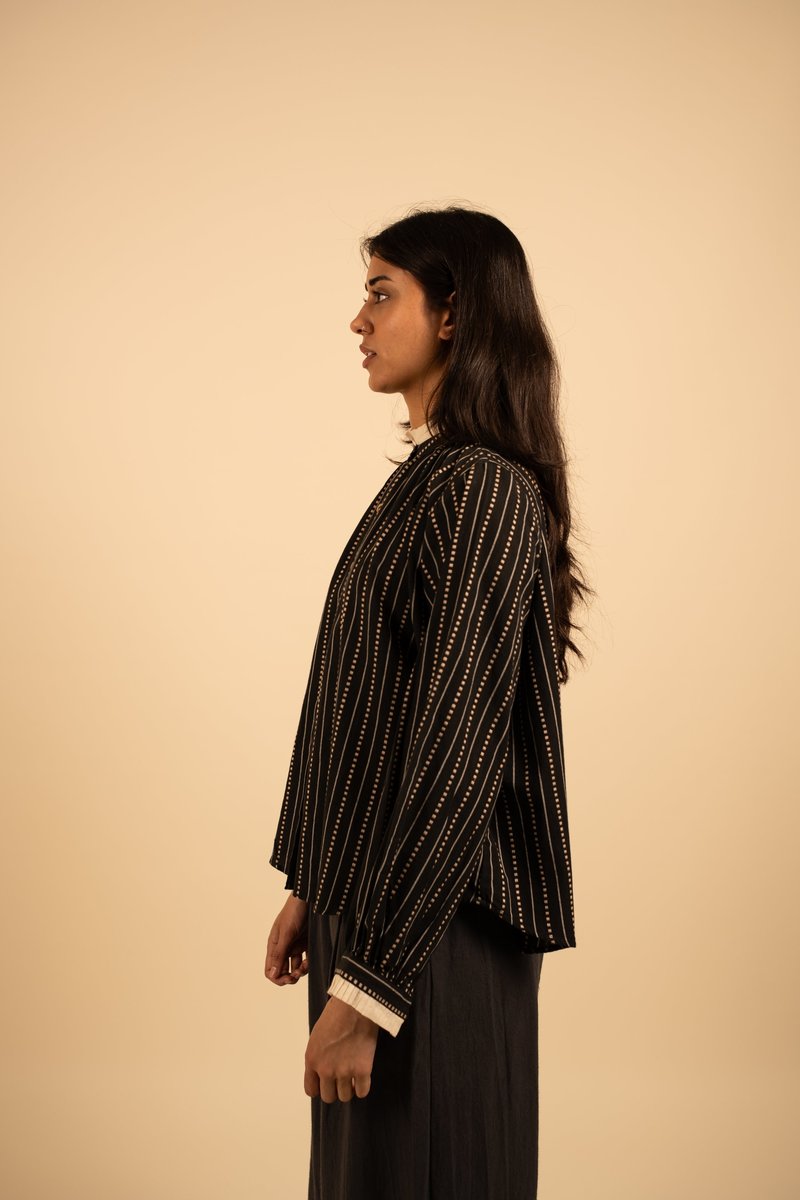 FOLD Stripe Dobby Shirt