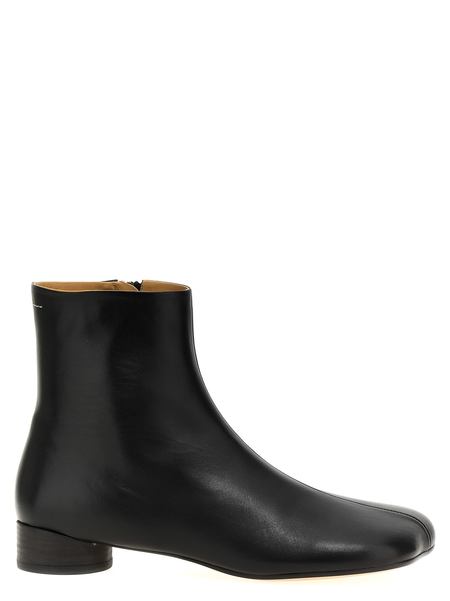 ショートブーツ・ブーティ MM6 Maison Margiela Ivory leather ankle boots MM6 Maison Margiela Leather Ankle Boots - Ivory | Garmentory