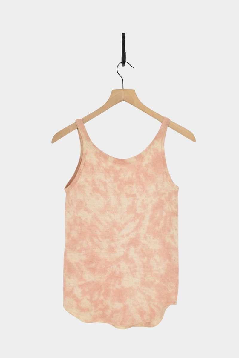 ICHI ANTIQUITES Natural Hand Dye 2Way Tank Top - Light Pink