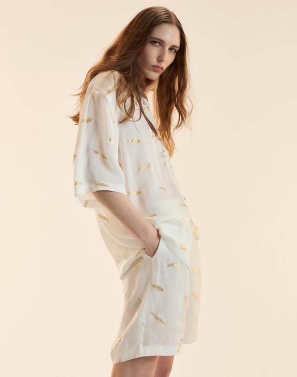 Cynthia Rowley Light as a Feather Shorts - White