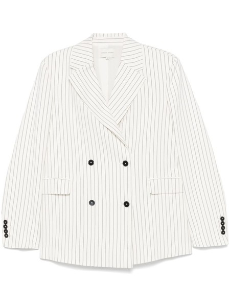 ボトムスその他 Loulou Studio White Striped Blazer LOULOU STUDIO Lahari twill blazer | THE OUTNET