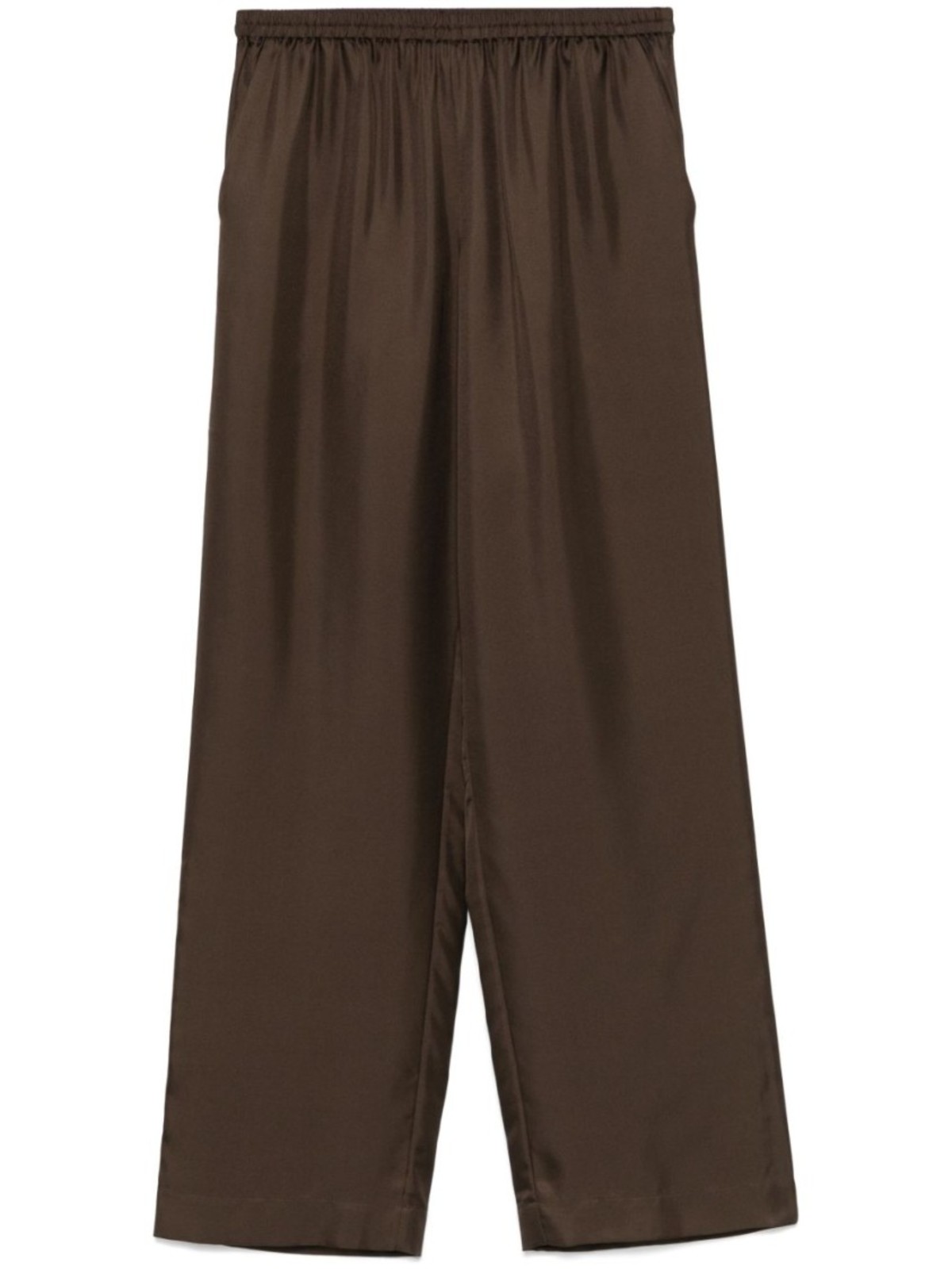 パンツ Loulou Studio Taupe Brown Alera Straight-Leg Trousers LouLou Studio Alera Straight-Leg Trousers - Taupe Brown