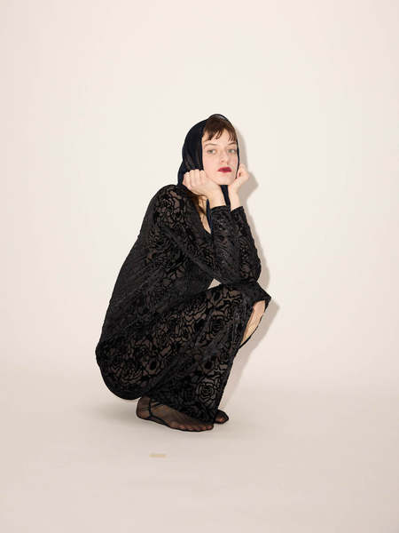 Simone Wild Net Long Dress | Garmentory