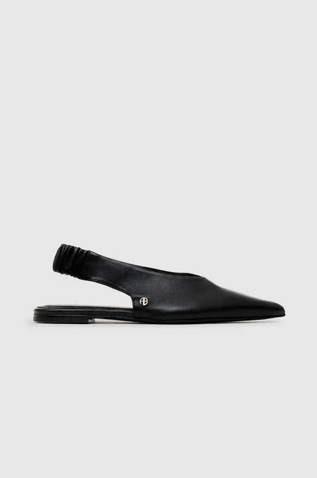 【送料&関税込】BY FAR Vaughn Leather Pointy-toe Slingback BY FAR Vaughn Leather Pointy-Toe Slingback | Garmentory