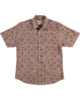 DUSHYANT. The Folk Short Sleeve Shirt - Ajrakh Diamond Print - Thumbnail 1