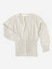 Erica Tanov Raglan Cotton Cardigan - Natural - Thumbnail 2
