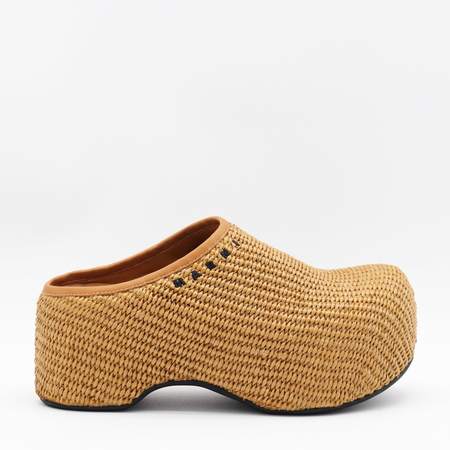 サンダル・ミュール MARNI SANDALS RAW SIENNA Marni Leather Sandals - Raw Sienna | Garmentory