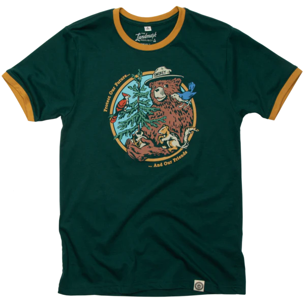 The Landmark Project Smokey's Friends Ringer Tee