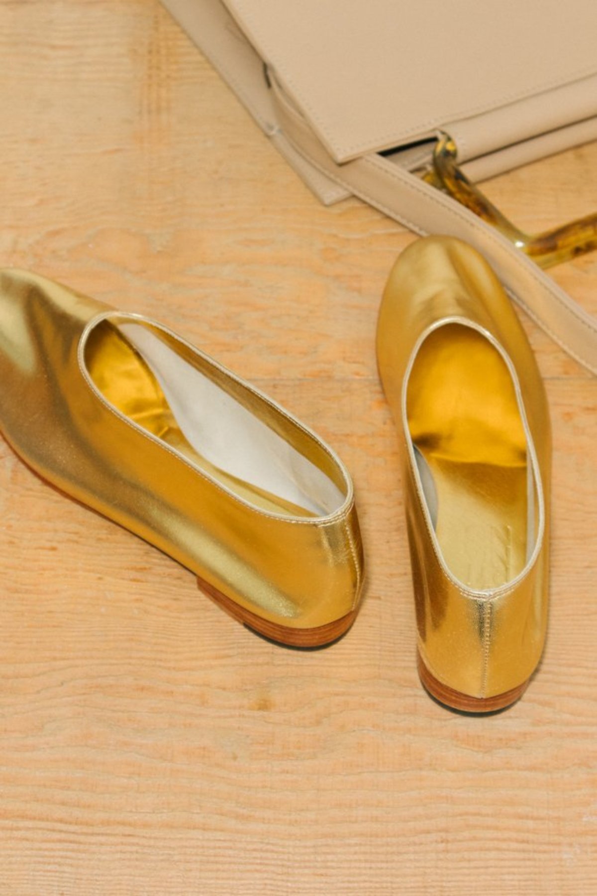 【新品未使用】＜MARTINIANO＞GLOVE Gold COLOR/38 Glove Gold – Martiniano shoes
