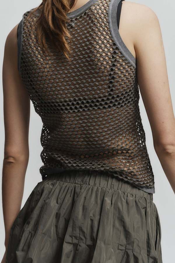 Saint Art Perla Open Weave Tank