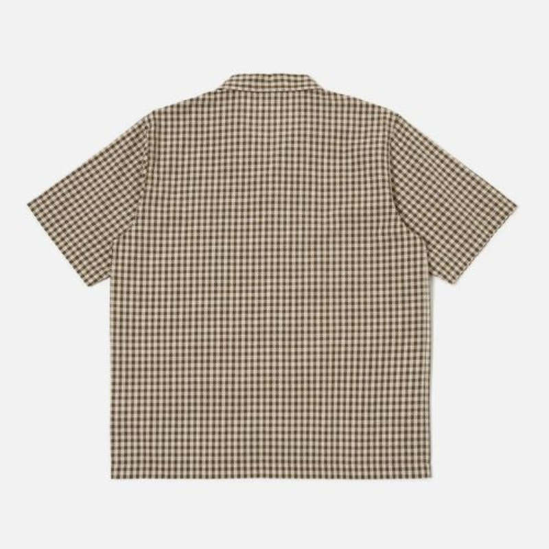 Universal Works Road Shirt - Olive Dobby Check Universal Works Road Shirt - Olive Dobby Check