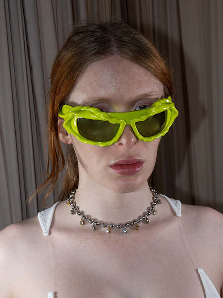Ottolinger Twisted Sunglasses - Blue/Black | Garmentory