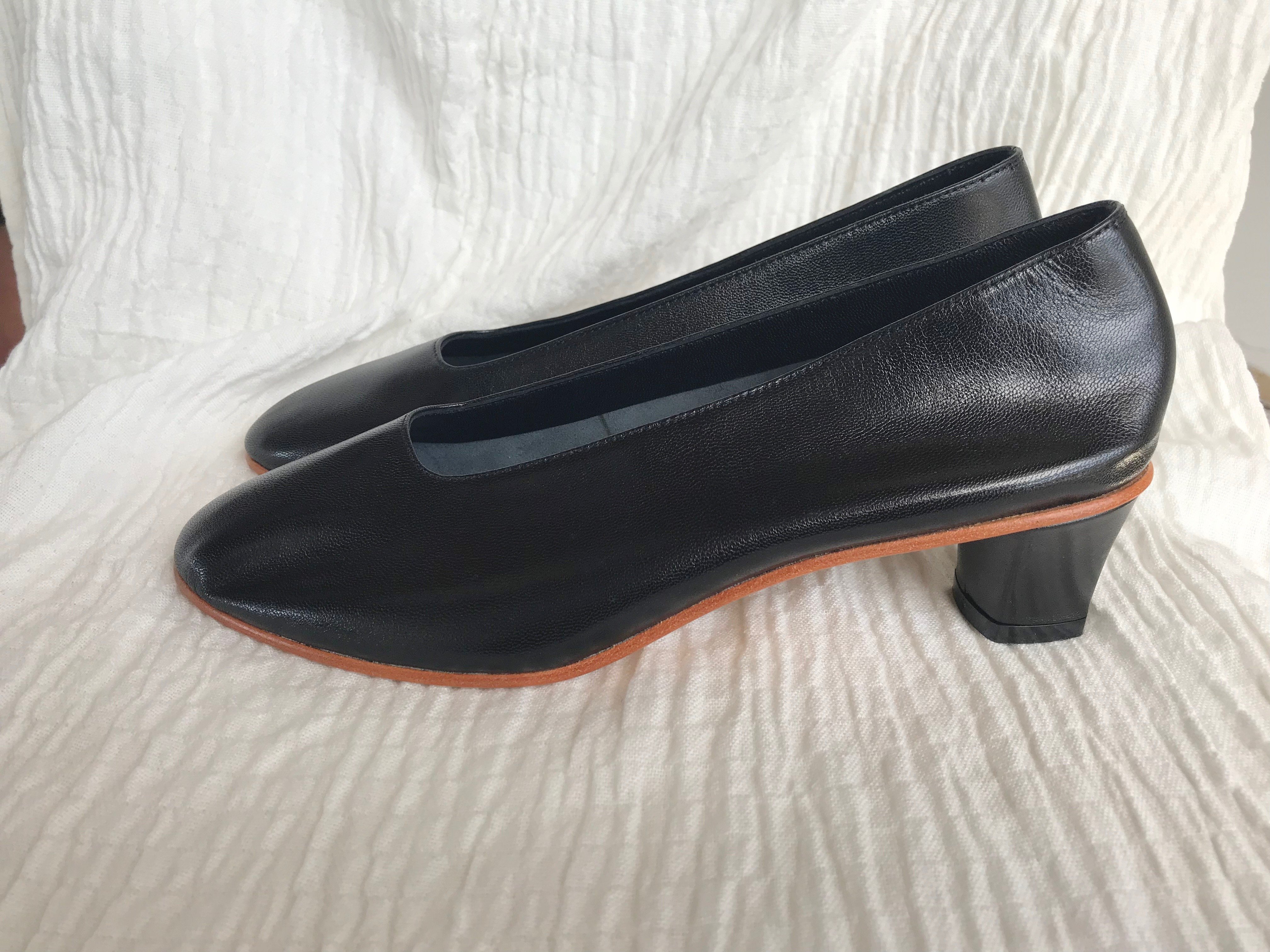 MARTINIANO マルティニアーノ HIGH GLOVE パンプス 38 黒 High Glove Black – Martiniano shoes