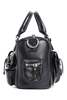 Cynthia Rowley Mini Leather Cargo Bag - Black - Thumbnail 2