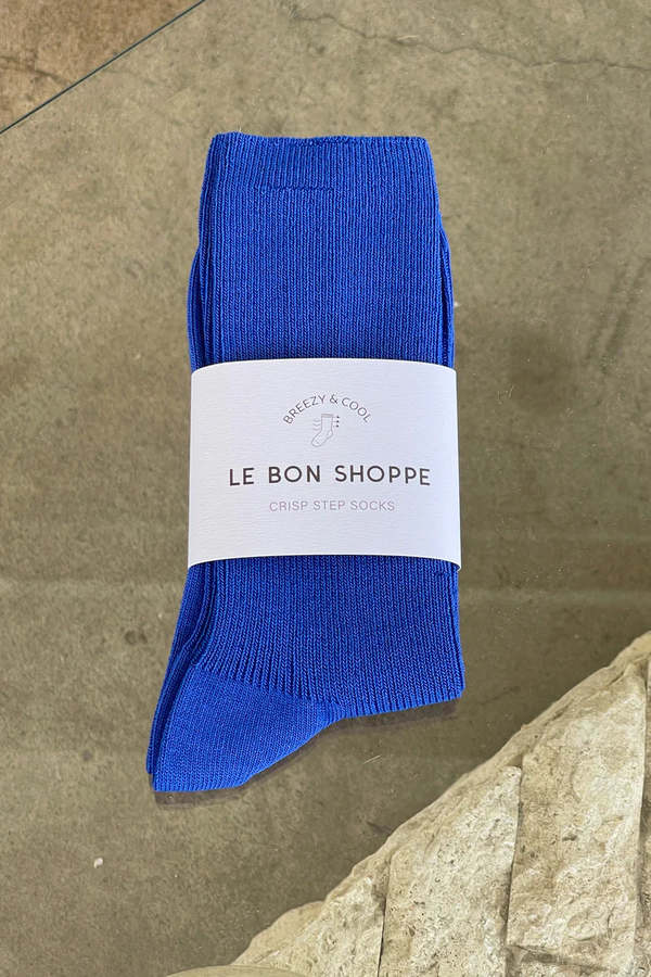 Le Bon Shoppe Step Socks - Blue