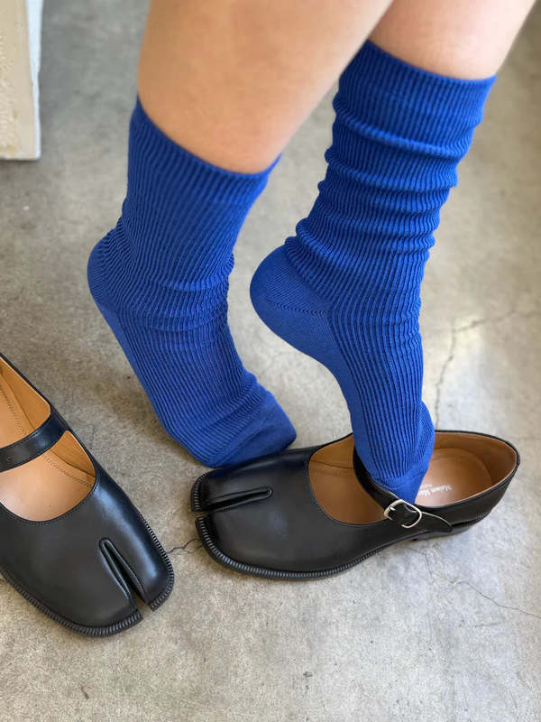 Le Bon Shoppe Step Socks - Blue