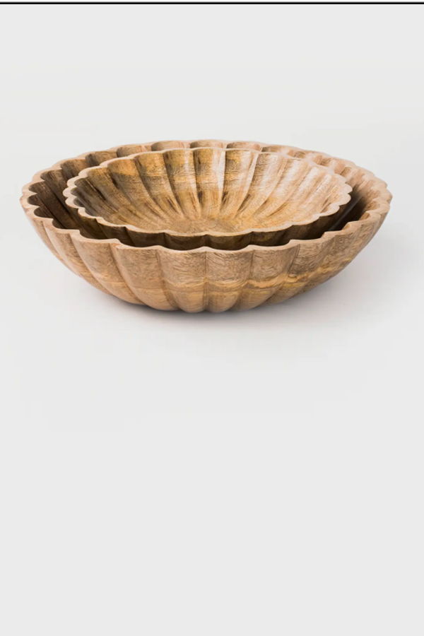 Mela Artisans Scallop Seren Bowls