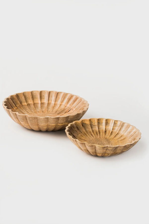 Mela Artisans Scallop Seren Bowls