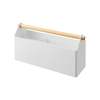 Yamazaki Home Pen and Desk Organizer - Steel and Wood - White - Thumbnail 3