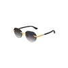 BOTTEGA VENETA Glaze Rimless Sunglasses - Gold/Grey - Thumbnail 3