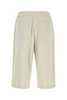 Ami Alexandre Mattiussi Chalk Cotton Bermuda Shorts - Mastic - Thumbnail 2